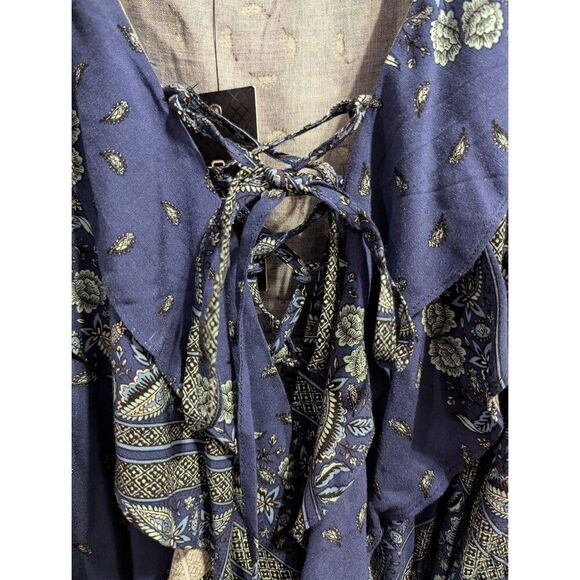 SzāL (20/2XL) City Chic Dress Blue Patch Work - Picture 5 of 11